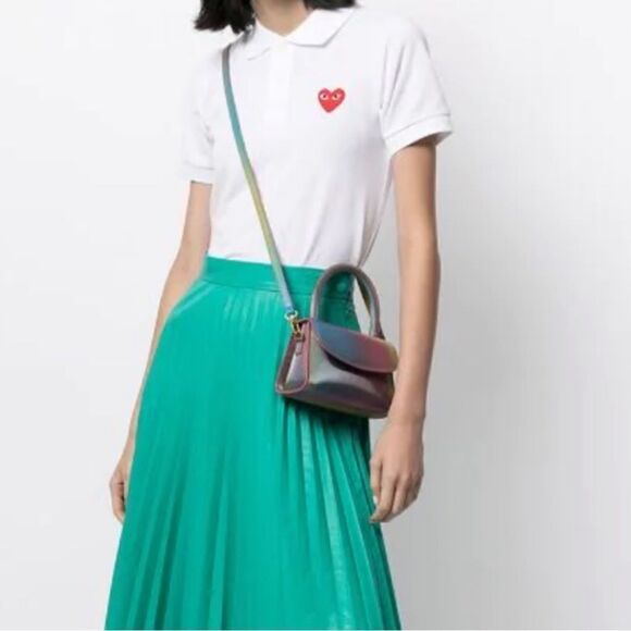 Comme Des Garçons PLAY Polo Shirt Tee
White Cotton Short Sleeve Women’s size M - Picture 2 of 13